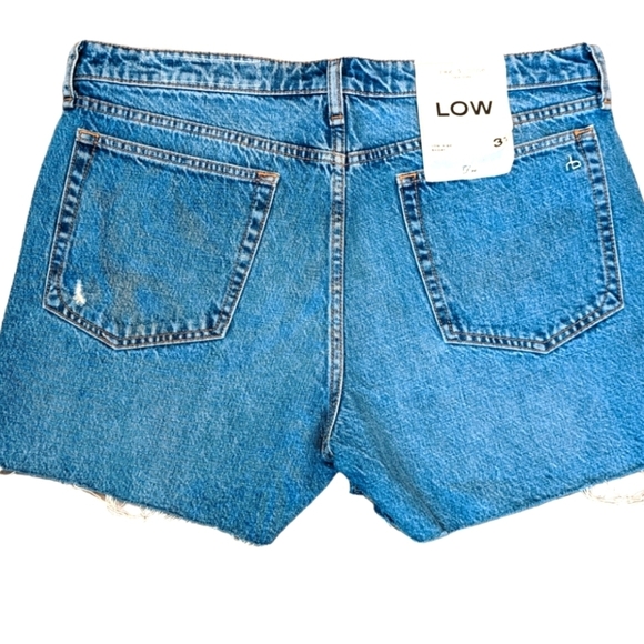 Rags & Bone Dre Rise Distressed Denim Shorts.... Size 31 - Picture 4 of 8